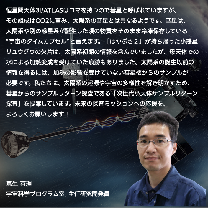 恒星間彗星・長周期天体関連の話題と探査計画